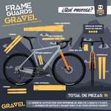 Protector De Cuadro Full Para Bicicleta Gravel / Ruta