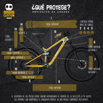 Protector De Cuadro Bicicleta Universal De Alto Impacto D4