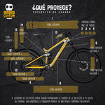 Protector De Cuadro Bicicleta Universal De Alto Impacto D6